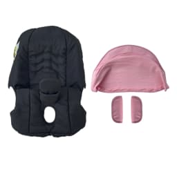 MomTan Replacement Kit for Doona+ Car Seat and Strollers, Stroller Accessories Seat Cushion, Canopy & Shoulder Pads