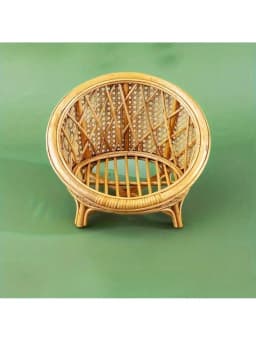 Newborn Photography Props Rattan Vintage Handmade Baby Shooting Bed Wood Bamboo Bench Bed Basket Furniture Baby Photoshoot Prop