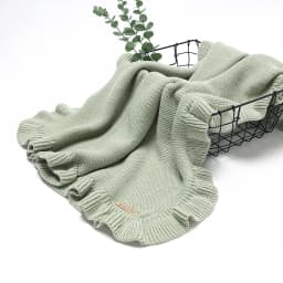 Baby Blankets Knitted Infant Boys Crib Bedding Quilt Girls Plaid 90*70cm Newborn Stroller Swaddling Warp Fashion Solid Ruffles
