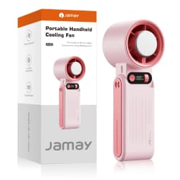 Portable Handheld Fan LED Digital Display With Refrigeration Board 90° Foldable 199Gear Strong Wind Speed 8000mAh F16