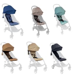 175 Stroller Accessories Canopy Cover Seat Cushion Compatible With Babyzen YOYO Cover Seat Mattress With Back Zipper Pocket