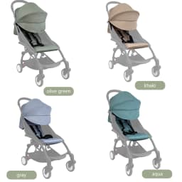 175 Stroller Accessories Canopy Cover Seat Cushion Compatible With Babyzen YOYO Cover Seat Mattress With Back Zipper Pocket