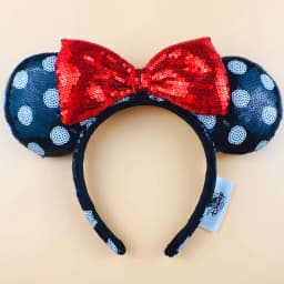 Disney Mickey Ear Headband Plush Sequin Headband For Adult Kids Women Girls Disneyland Cosplay Party Accessories Birthday Gift