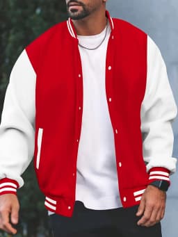 American Men's Personalized Baseball Jersey Autumn and Winter Out Sports Jogging Jacket Korean Fashion Casual Couple Jacket