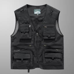 2024 New Spring, Autumn, and Summer Versatile Items in Stock, Fashionable and Trendy Wearing Vests, Men's Wear, Shopping an