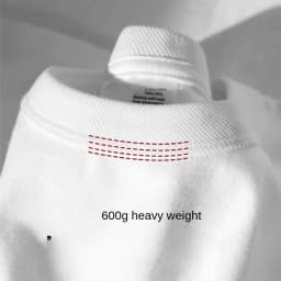 600g Cotton T-Shirts Men Short Sleeved Heavyweight Summer Round Neck Loose Breathable Shirt for Men Women Basic Tee