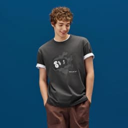 Semir Short Sleeve T-Shirt Men Moisture Wicking and Quick Dry Little Monster Couple Top 2025 New Summer Style Cool Feeling Tee