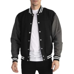 Black White Gray Collision Color Jacket Loose Oversized S-5XL Clothes Men Baseball Clothes Street Coat Warm Fleece Soft Jackets