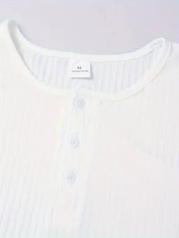 Autumn Men's Collarless Breasted Henry Shirt Top Fitness High Stretch Base Shirt Solid Color Plus Size Casual Long Sleeve