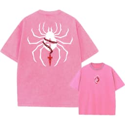 Vintage Anime Hunter X Hunter Acid T Shirt Graphic Print Tees Men Women Manga Street Washed 100% Cotton T Shirts Unisex
