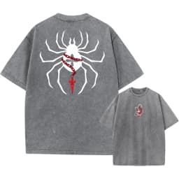 Vintage Anime Hunter X Hunter Acid T Shirt Graphic Print Tees Men Women Manga Street Washed 100% Cotton T Shirts Unisex