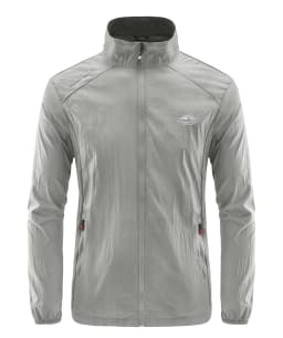 Summer Men's Sun Protection Casual Breathable Sports Windproof Water Resistant Ultrathin Jacket Outdoor Fishing Skin Clothing