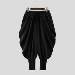 INCERUN Men Pants Solid Color Drawstring Joggers Casual Male Harem Pants Streetwear Loose Fashion Leisure Trousers Men S-5XL