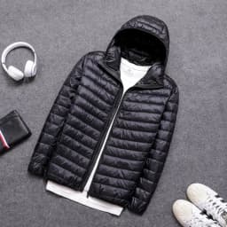 Men Down Jacket All-Season Ultra Lightweight Packable Water and Wind-Resistant Breathable Coat Big Size Men Hoodies Jackets 2023