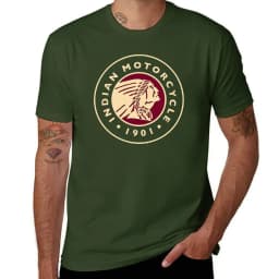 Black Friday Indian Vintage Motorcycle T-Shirt summer top vintage t shirts oversized t shirt men
