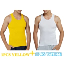 Tank Tops Men New 100% Cotton Solid Vest Mens Slim Casual Breathable Sleeveless Tops Gym Running Undershirt Male Gift Hot Sale
