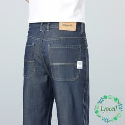 High Quality New Summer Lyocell Fabric Stretch Jeans Business Loose Straight Casual Trousers Fashion Pants Plus Size 28-35 40