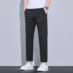 2026 New Spring Summer Ankle-Length Pants Men Straight Fit Fashion Thin Brand Clothing Solid Color Casual Trousers Male 28-38