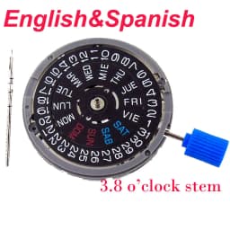 High Accuracy Japan NH35A Automatic Mechanical Movement NH34 NH36 NH38 NH05 NH70/71/72 21600 bph GMT Model 3.8H 4H 9H Crown
