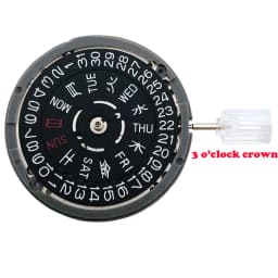 High Accuracy Japan NH35A Automatic Mechanical Movement NH34 NH36 NH38 NH05 NH70/71/72 21600 bph GMT Model 3.8H 4H 9H Crown