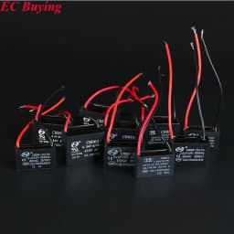 CBB61 Fan Starting Capacitor 1uf / 1.2uf/1.5uf/1.8uf/2uf/2.2uf/2.5uf/2.7uf/3uf/3.5uf/4uf/4.5uf/5uf/6uf/7uf/8uf Ceiling Fan Range