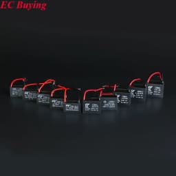 CBB61 Fan Starting Capacitor 1uf / 1.2uf/1.5uf/1.8uf/2uf/2.2uf/2.5uf/2.7uf/3uf/3.5uf/4uf/4.5uf/5uf/6uf/7uf/8uf Ceiling Fan Range