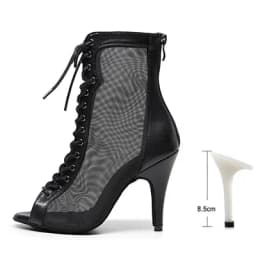 Woman High Tip Ballroom Dance Shoes Woman Ruber Insole Latino Salsa Dancing Shoes For Girls Soft Bottom Practice Latin Shoes