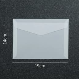 50pcs/lot Blank Translucent Envelope for Invitations Postcards European Giftbox Message Card Envelopes Wedding Business Letters