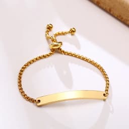Custom Engraved Bracelets for Little Girl Gifts, Personalized Anti Allergy Stainless Steel Bar Girls Boys Jewelry