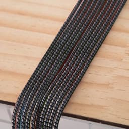 Monochrome Data Cable Protection Spring Flat Fruit Android Headphone Cable Protection Rope
