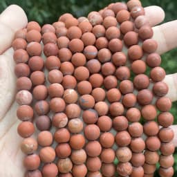 Natural Matte Jaspers Frosted Amazonite Agates Jades Quartz Turquoises Stone Round Spacer Bead For Jewelry Making Bracelet