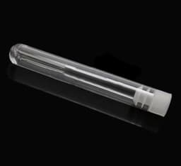 10Pcs 12x100mm Clear Plastic Test Tubes With Caps Stoppers Lab Test Tubes DIY Handmade Beading Beads Storage Tube Lab tools