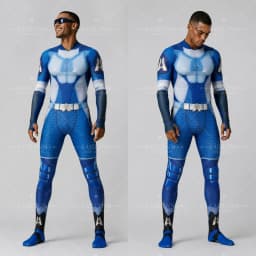 Boys Homelander A-Train The Deep The Seven Starlight Cosplay Costumes Adults Spandex Zentai Suit Bodysuit Costumes