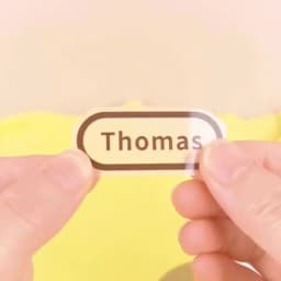 Custom Thermal Embroidery Iron Name Tag Sticker Personalized Washable Sewing Clothing Children Stickers Clothes Babysuit Labels