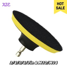 Sanding Pad With M10/M14 Drill Adapter 3/4/5/6/7in For Buffing Cleaning Metal Glass Ceramic Grinders Polishing Power Tool Part