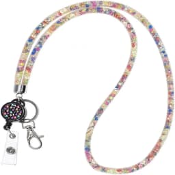 Badges Holder Retractable Lanyard Id Lanyard Name Tag Card Badge Holder Reels Chain Clips Hanging Rope Keychain Necklace Strap