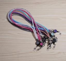 Badges Holder Retractable Lanyard Id Lanyard Name Tag Card Badge Holder Reels Chain Clips Hanging Rope Keychain Necklace Strap