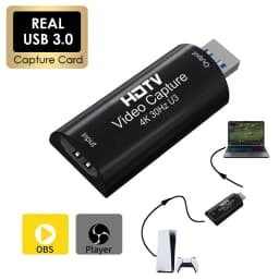 4K 30HZ MS2130 Real USB 3.0 HDTV Video Capture Card Game Recording Box 1080p 60fps Live Streaming for PS4 Ps5 Switch
