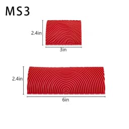 6Pcs 7 Inch Graining Painting Tool Wood Texture Paint Roller Wood Pattern Tools For Wall Room Art Wood Grain Tool Set