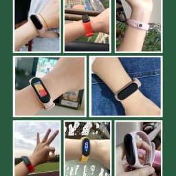 Silicone Strap For Xiaomi Mi Band 7 6 5 4 3 Bracelet Sports Watch Wristband Miband 7 6 5 Belt strap For mi band 3 4 5 6 7 Correa