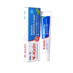Y-Kelin Denture Adhesive Cream 1/3/12 Pack Original Formula Zinc Free Extra Strong Hold For Upper Lower or Partials All Day