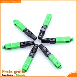 50pcs 100pcs SC APC Fast Connector Embedded Connector FTTH Tool Cold Fiber Fast Connector SC Fiber Optic Connector