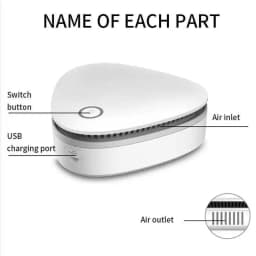 Ozone Air Purifier Sterilizer Deodorizer for Bathroom Toilet Shoe Cabinet Car Mounted Deodorization And Disinfection Device