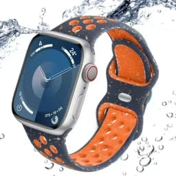 Original Silicone Watch Strap For Apple Ultra 2 49MM Sports Rubber Band For Iwatch 10 9 8 7 6 SE 4 3 2 45MM 44MM 42MM 41MM 46MM