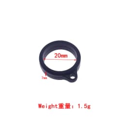 10Pcs Universal Anti-Lost Toothbrush Pen Necklace Lanyards Ring Portable Anti-drop Silicone Ring Lanyard Holder Soft Hoop