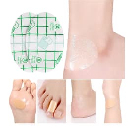 10-50pcs Transparent Waterproof Foot Anti-Wear Sticker Wound Adhesive Plaster Band-Aid Home Travel Outdoor Camp Emergency Kits