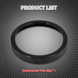 Motorcycle Black Speedometer Trim Bezel Cover Billet CNC Cut For Harley Sportster 883 1200 XL XR Iron Dyna Stree Bob Low Rider