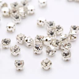 Sell At Loss RESEN Top Quality 3-10mm Sliver Claw Sew On Rhinestones Clear Crystal Color Sliver Base Sewing Stone DIY Decoration