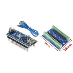 Mini Nano V3.0 ATmega328P Microcontroller Board for Arduino CH340 USB Driver 16Mhz Nano V3.0 ATMEGA328P/168P