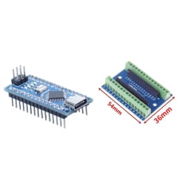 Mini Nano V3.0 ATmega328P Microcontroller Board for Arduino CH340 USB Driver 16Mhz Nano V3.0 ATMEGA328P/168P